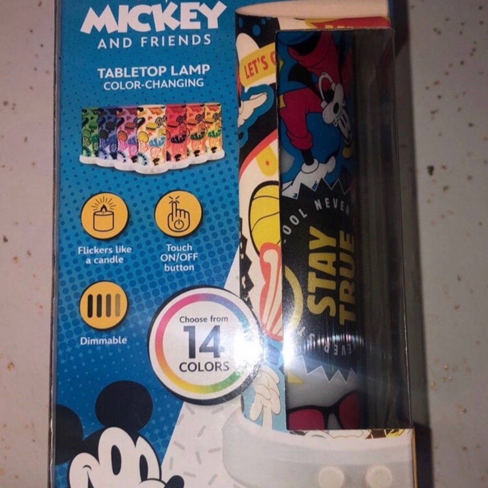 Disney Mickey & friends Color-Changing Tabletop Lamp
